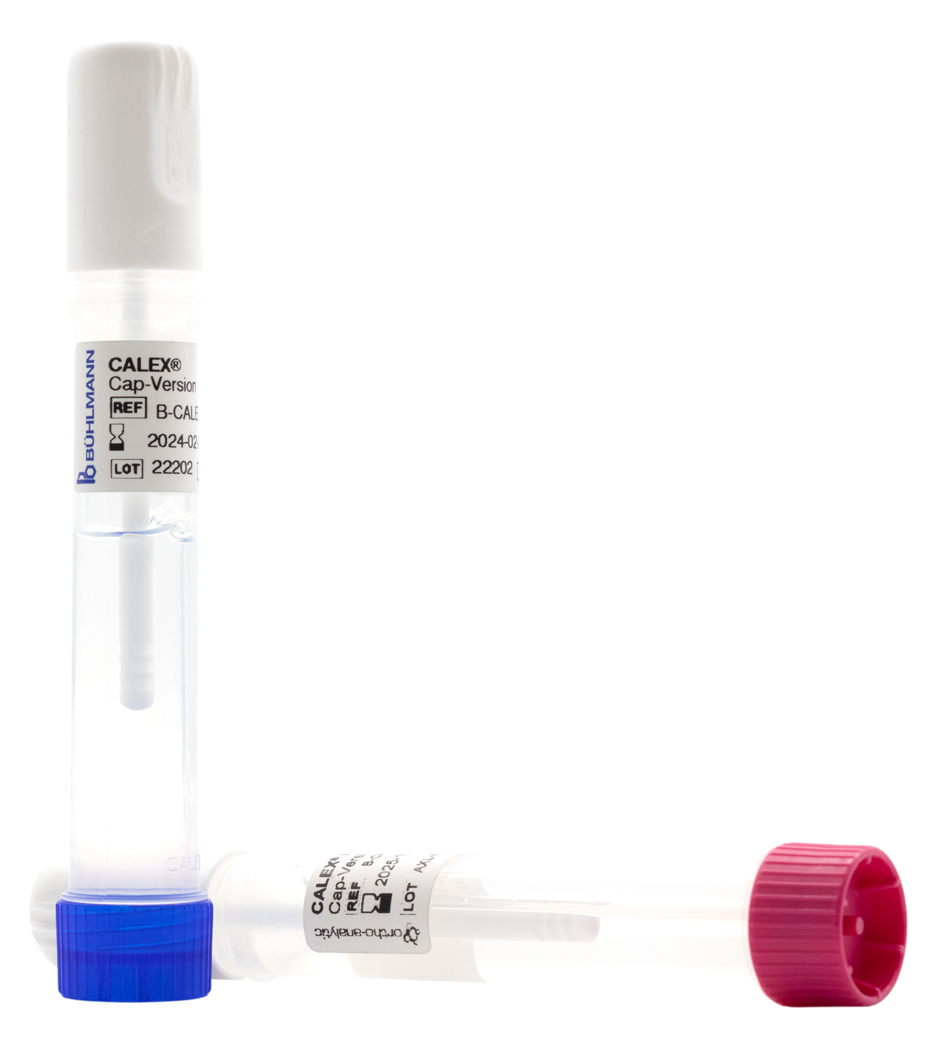 Die zwei Teströhrchen aus dem Darmmikrobiom Testkit